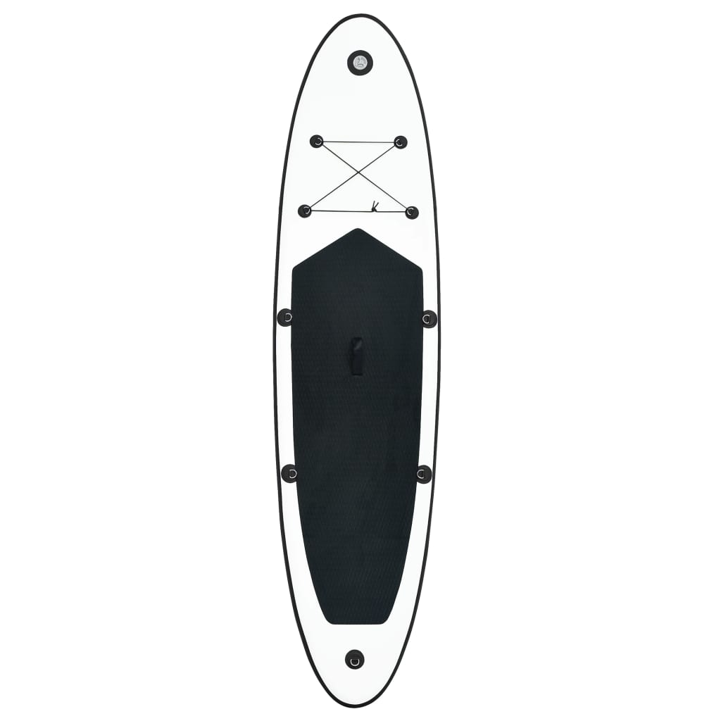 Nafukovací SUP paddleboard černo-bílý