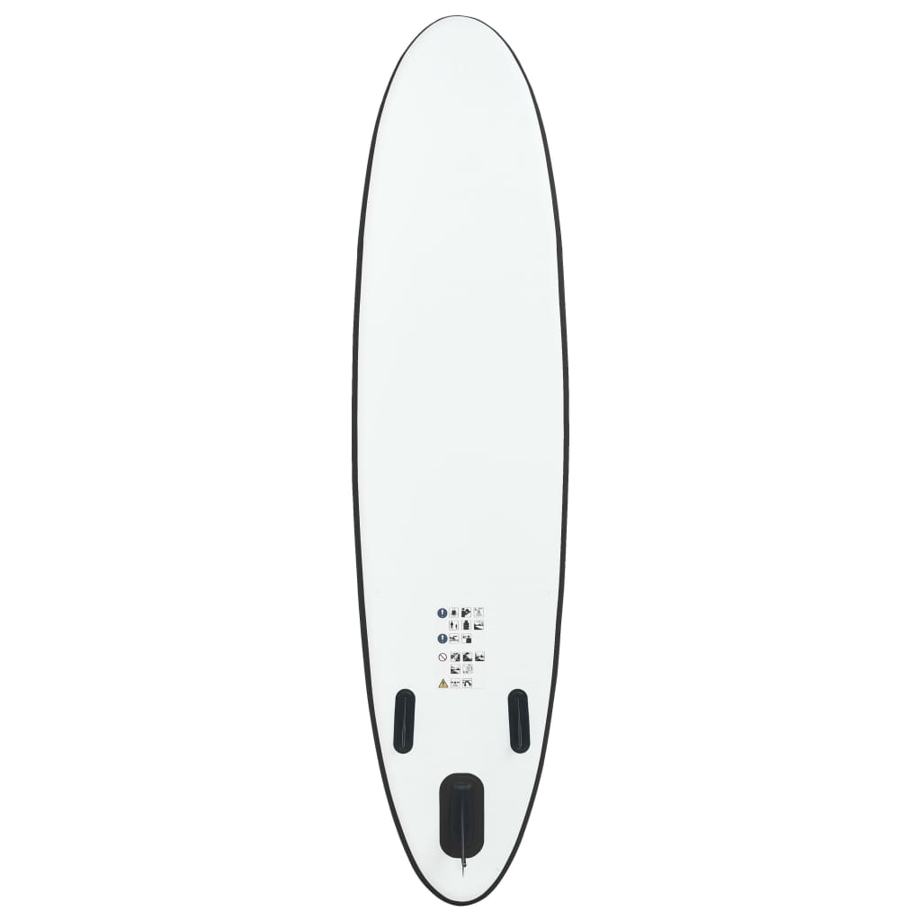 Nafukovací SUP paddleboard černo-bílý