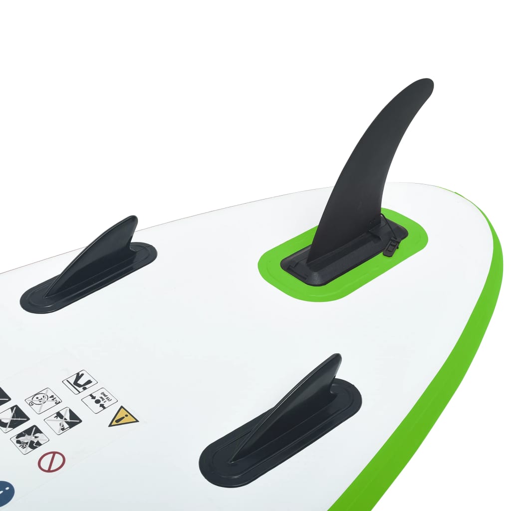 Nafukovací SUP paddleboard zeleno-bílý