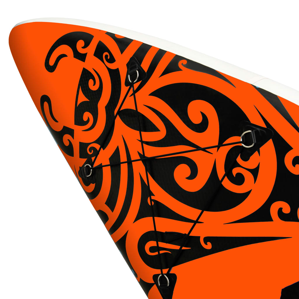 Nafukovací SUP paddleboard 366 x 76 x 15 cm oranžový