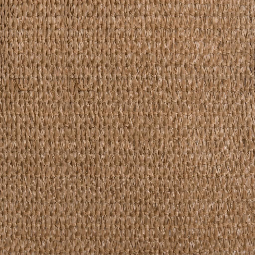 Stínící plachta 160 g/m² taupe 3/4 x 2 m HDPE