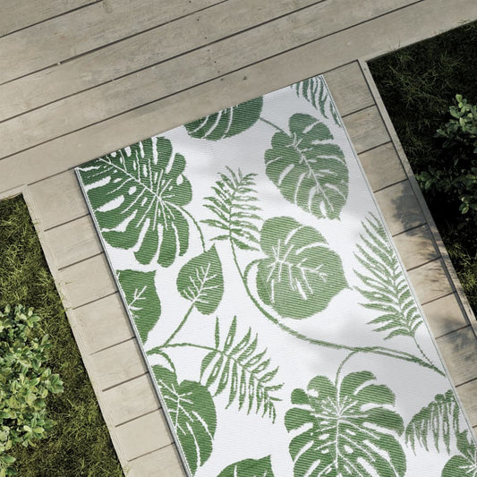 Venkovní koberec zelený 80 x 150 cm PP