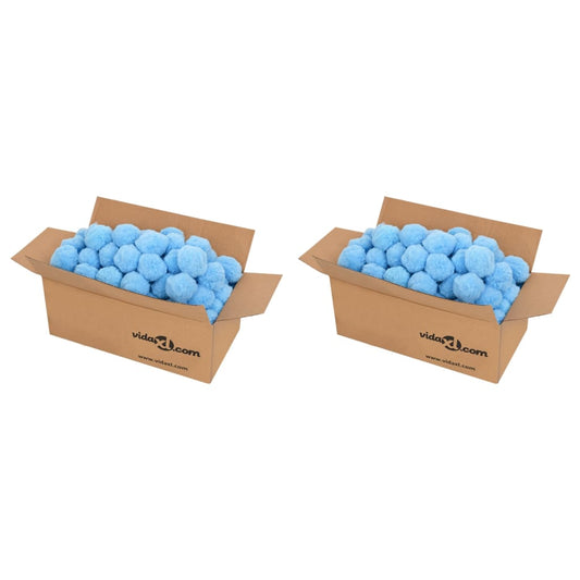 Filtrační kuličky do bazénu modré 1 400 g polyethylen