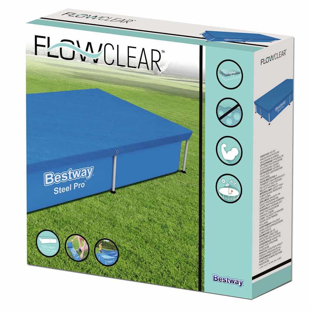 Bestway Krycí plachta na bazén Flowclear 221 x 150 cm