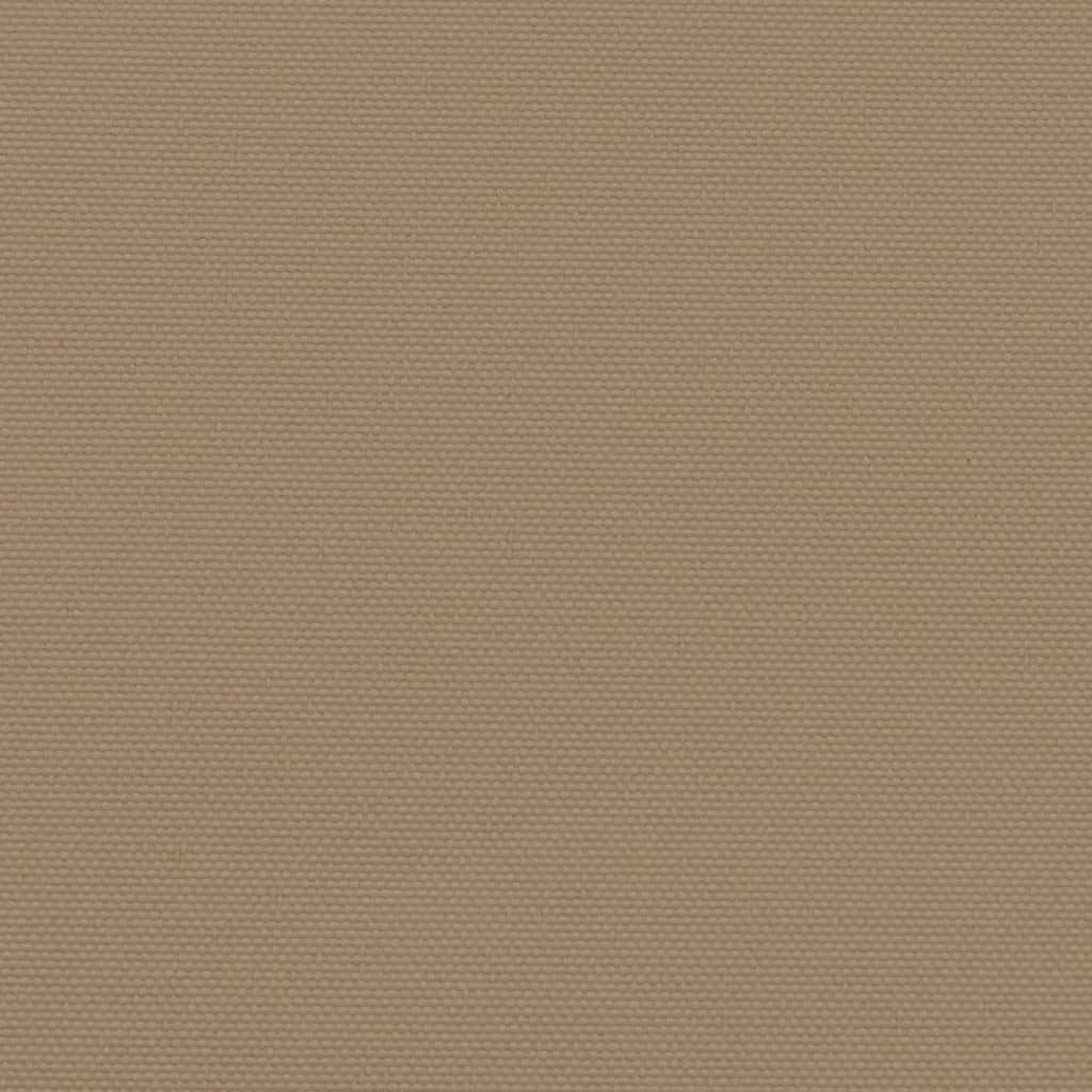 Zatahovací boční markýza taupe 220 x 1 000 cm