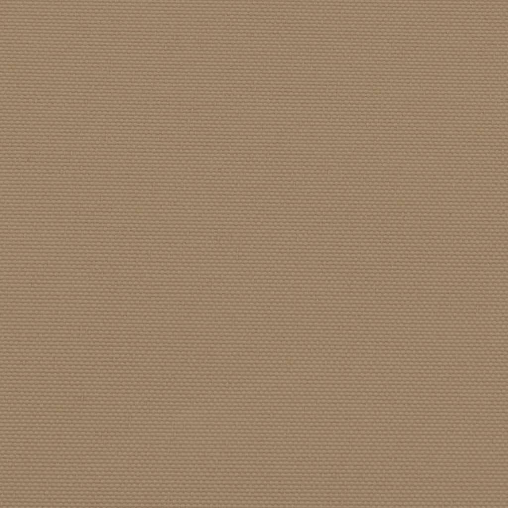 Zatahovací boční markýza taupe 200 x 1 200 cm