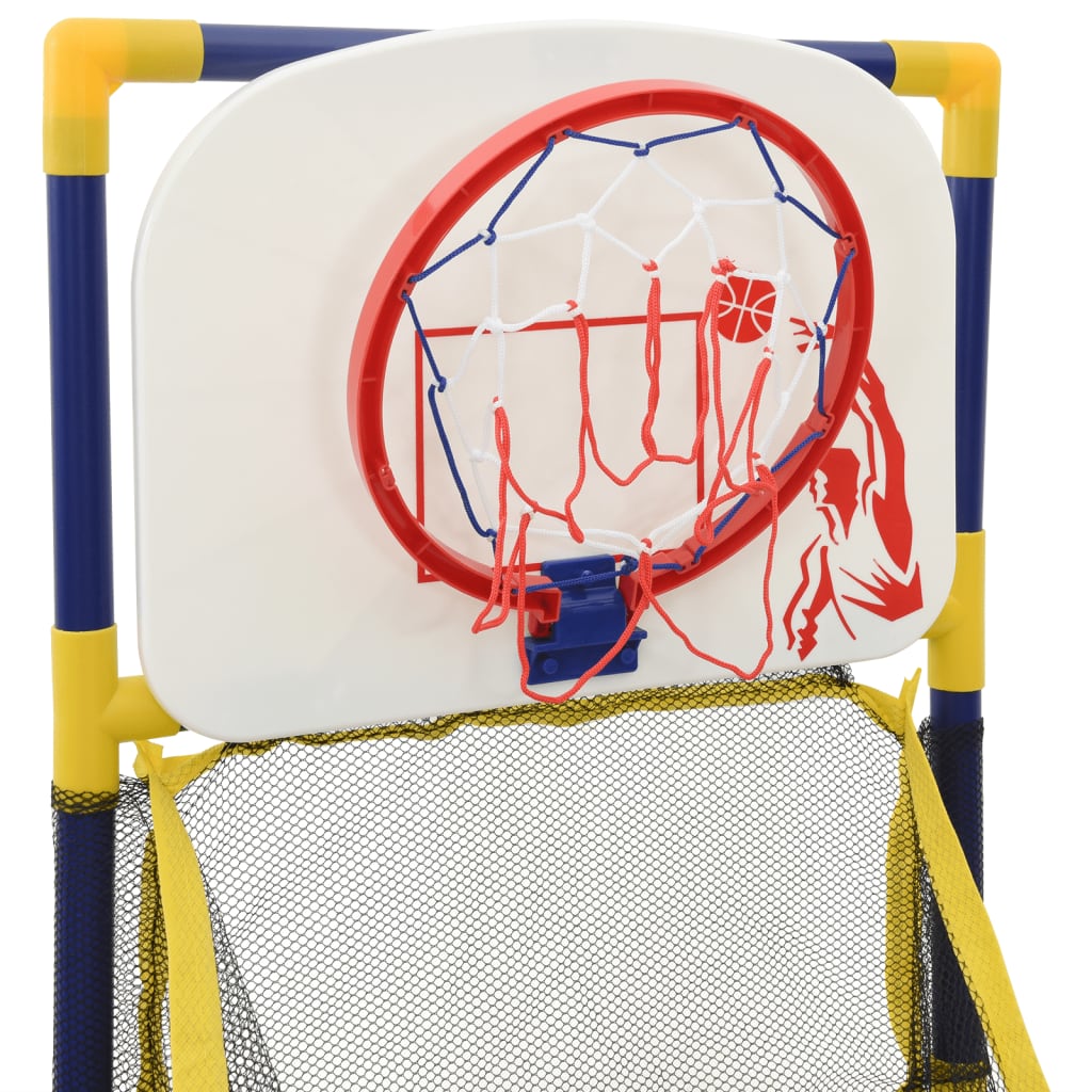 Arkádová basketbalová hra s míčem a pumpičkou 45 x 86 x 127 cm