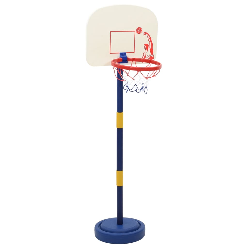 Basketbalový stojan s míčem a pumpičkou výška 90/121 cm