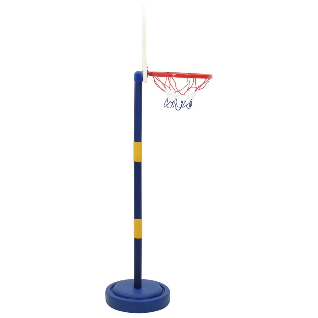 Basketbalový stojan s míčem a pumpičkou výška 90/121 cm